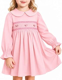 Toddler Baby Girl Dress Fall Winter Clothes Long Sleeve 1-5T: OEM Production and Sizing Notes