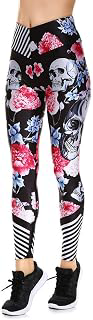 Women's High Waist Printed Leggings Stretch Workout Pants: Print Design and Production Notes