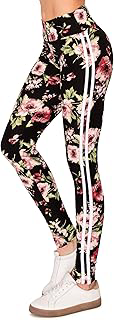 Women's High Waist Yoga Leggings - Premium Soft Workout Stretch Yoga Pants: Print Design and Production Notes