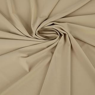 Matte Nylon Spandex Fabric 4 Way Stretch Tricot Milliskin for Sewing Swimsuit Activewear - 60 Inch Wide (Nude, 1 Yard): Fabric Sourcing and Quality Notes