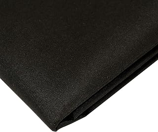 Canvas Waterproof Fabric 6OZ 58 Inches Wide by The Yard (Black,1 Yard): Fabric Sourcing and Quality Notes