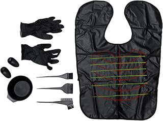 Hair Dye Kit, 8 Piece Plastic Coloring Set for Home Salon Use: Ombre Dyeing and Production Notes