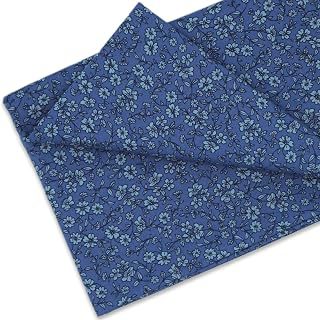 Master FAB -100% Cotton Fabric by The Yard for Sewing DIY Crafting Fashion Design Printed Floral(Spring Flowers Blue): Print Design and Production Notes