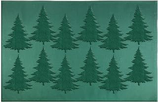 1pcs Bath Mat Towel 100% Cotton 3D Jacquard Dark Green Floor Towel Holiday Bathroom Rug Xmas Bathmat Winter Hotel Spa Shower Bathtub Mat Vintage: Jacquard Weave and Production Notes