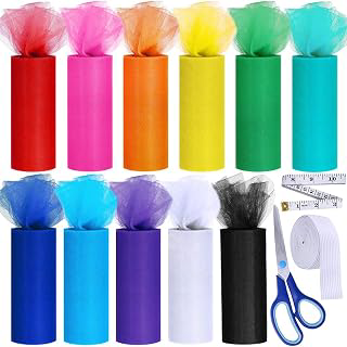 Rainbow Tulle Rolls 11 Colors - 6