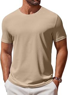 Men's T Shirt Short Sleeve Crew Neck T-Shirt Casual Summer Classic Basic Tee Shirts: OEM Production and Sizing Notes