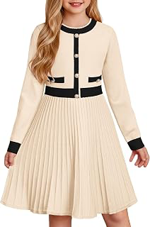 Girls Sweater Fall Dress Long Sleeve Casual Winter Dresses 6-16: OEM Production and Sizing Notes
