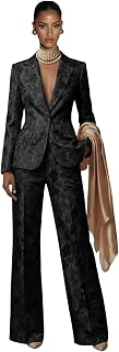Jacquard Suits for Women 2 Piece Floral One Button Prom Blazer and Pants: Jacquard Weave and Production Notes