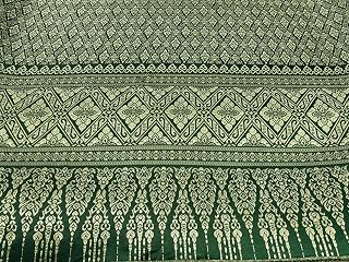 Amornphan 44 Inches Traditional Thai Silk Damask Fabric for Wedding Dress Skirt Green and Gold By the Yard: Fabric Sourcing and Quality Notes