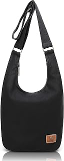 Women Hippie Crossbody Bag - Top Zip Large Capacity Canvas Sling Bag - Jacquard Cloth Handmade: Jacquard Weave and Production Notes