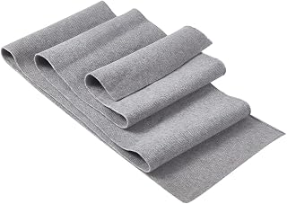BENECREAT Rib Cuff Fabric, 39x6inch Stretch Fine Ribbing Knit Fabric Gray Elastic Knit Material for Waistband Neckband Cuffs Jacket Extension: Fabric Sourcing and Quality Notes
