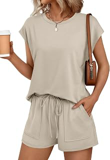 Womens 2 Piece Summer Matching Lounge Short Sets with Pockets: OEM Production and Sizing Notes