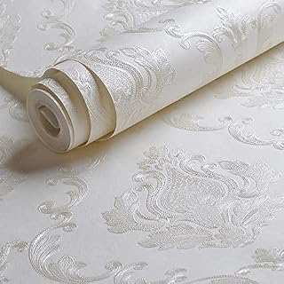 Vintage Embossed Textured Floral Wallpaper 20.8