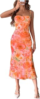 Women's Floral Wedding Guest Bridal Shower Cocktail Midi Dress: OEM Production and Sizing Notes
