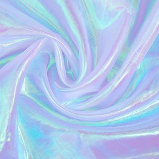 Iridescent Fabric 15.3yd Organza Sheer 59in Wide Rainbow Holographic Gauze: Ombre Dyeing and Production Notes