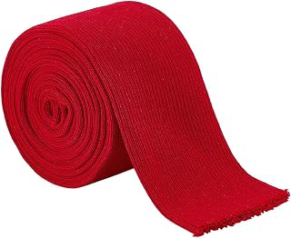 BENECREAT 6.56ft x 2.56in Tubular Ribbing Knit Fabric for Cuffs Knitted Rib Cuff Replacement Material for Sewing Jackets Sleeves Pants (Red): Fabric Sourcing and Quality Notes