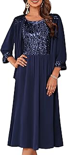Formal Wedding Guest Dress Sequin Mother of The Bride Dresses: OEM Production and Sizing Notes