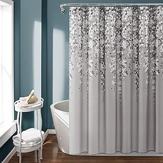 Lush Decor Weeping Flower Shower Curtain 72