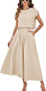 Summer Skirt Sets Women 2 Piece Outfits Maxi Dress Sets Pocketed: OEM Production and Sizing Notes