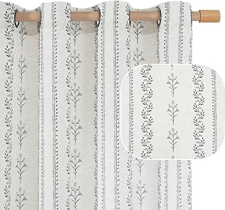 BGment Boho Curtains 2 Panels - Light Filtering Curtains 84 Inches Long: Print Design and Production Notes