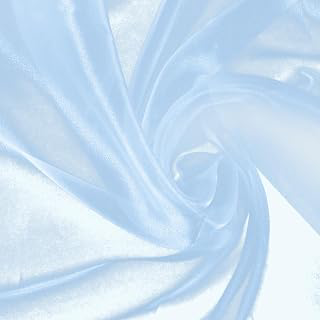 Manyshofu Baby Blue Organza Fabric by The Yard, 60 Wide (2 Yard): Fabric Sourcing and Quality Notes