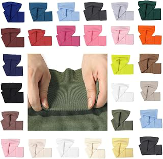 Knit Rib Elastane Waistbands Ribbing Strip, Neotrims Stretch 2 x 2 Fabric Material, Great Recovery Resilient. Use Garment Cuffs, Collars, Welt: Fabric Sourcing and Quality Notes