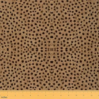 Leopard Home DIY Projects, Indoor Decor Animal Print Fabric by The Yard Teens Safari Upholstery Fabric for Chairs 1 Yard Wild Farmhouse: Fabric Sourcing and Quality Notes