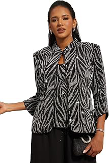 Women's Sparkle Tank Top and Jacket Twinset Elegant Dressy 2 Piece Set: Jacquard Weave and Production Notes