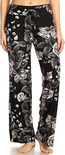 Women's Casual Long Pajama Lounge Pants Drawstring Sleepwear-Print Design: Print Design and Production Notes