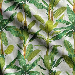 Soimoi Heavyweight Cotton Canvas Fabric Material - 56 Inch Wide, Green - Leaves Print, Ideal for Making Durable Tote Bags, Backpacks, Jackets: Fabric Sourcing and Quality Notes