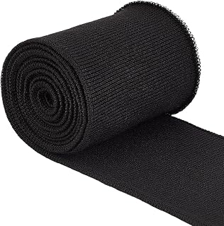WADORN Elastic Cuffs Ribbed Trims, 41 x 2.4 Inch Cotton Fabric Knitted Ribbed Stretch Band Rib Stretch Tape Cuff Sleeve Waistband Replacement: Fabric Sourcing and Quality Notes