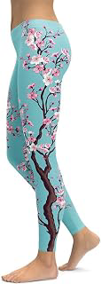 Cherry Blossom Leggings for Women Yoga Pants: Print Design and Production Notes