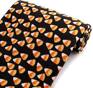 Halloween Candy Corn Printed Liverpool Bullet Fabric Textured Knit 4 Way Stretch - 1 Yard: Fabric Sourcing and Quality Notes
