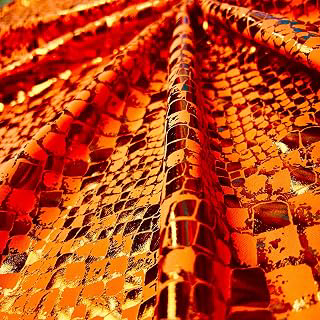 Metallic Animal Print Copper Orange Snake Nylon Spandex Fabric 4 Way Stretch by Yard for Swimwear Dancewear Gymwear Sportwear Dress: Fabric Sourcing and Quality Notes