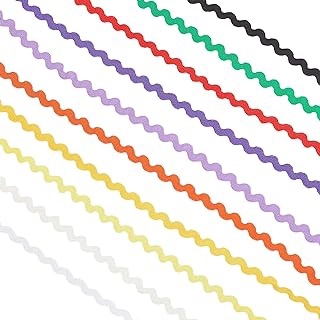 GORGECRAFT 54 Yard/ 50m 10 Colors RIC Rac Wave Bending Fringe Trim Ribbon Rick Rack Wrapping Fabric Ribbon for Clothes Dress Sewing Flower: Fabric Sourcing and Quality Notes