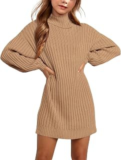 Fall Winter Girls Sweater Dress Teen Kids Turtleneck Dresses: OEM Production and Sizing Notes