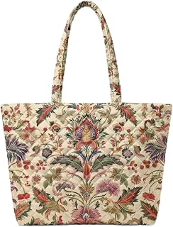 Quilted Tote Bag for Women Puffer Teacher Nurse Cotton Work Tote: Print Design and Production Notes