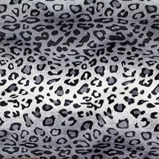 Velboa Wave Print Leopard 60 Inch Fabric by the Yard (Snow) by The Fabric Exchange: Fabric Sourcing and Quality Notes