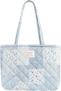Top Zipper Floral Quilted Bag, Small Tote Bag for Women: Print Design and Production Notes