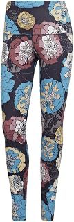 Women's Athletic Running Tights Legging, Allover Floral Print: Print Design and Production Notes