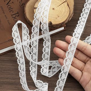 Lace Trim Ribbon, 20-Yard White Lace Ribbon, 0.6 Inch Width White Laces Trims, White Lace Trim Ribbon for Crafts Sewing and Bridal Wedding Dress: Fabric Sourcing and Quality Notes