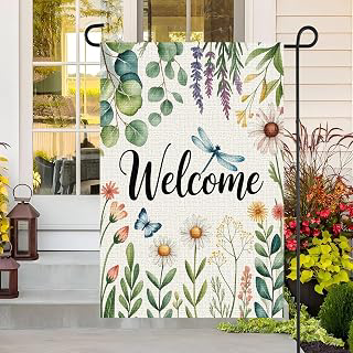 Flower Garden Flag for Outside, Vertical Double Sided Burlap Welcome Garden Small Yard Flag Home for Decor, Holiday House Seasonal Farmhouse: Fabric Sourcing and Quality Notes