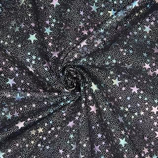 1 Yard 66 Inch Black Sheer Glitter Stars Mesh Tulle Fabric Colorful Star Sequin Shiny Net Sparkly Yarn Polyester Fabric by The Yard for Sewing: Fabric Sourcing and Quality Notes