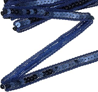 uxcell 11 Yard Sequins Trim Ribbon 0.5 Inch Sequin Gimp Braid Trim Spangle Flat Sequins Paillette Fabric Flat Trims Strips for Crafts Sewing: Fabric Sourcing and Quality Notes