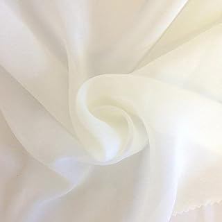 Solid Chiffon Fabric Polyester Dress Sheer 58'' Wide by The Yard (1 Yard, Off White): Fabric Sourcing and Quality Notes