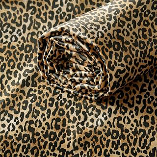Leopard Print Satin Fabric by The Yard, 1 Yard, 55 Inch Wide: Print Design and Production Notes