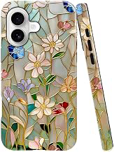 Case Compatible with iPhone 17,Fall Prevention Bright Hybrid 2-Layer Hard Shell Phone Case for Girls Boys,Stained Glass Bloom Flower: Print Design and Production Notes