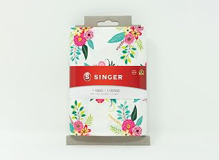 Singer Fabrics, 100% Cotton, Modern Bright Floral White, 1 Yard Cut: Print Design and Production Notes