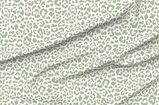 Spoonflower Fabric Sage Green Leopard Animal on Petal Signature Cotton: Fabric Sourcing and Quality Notes