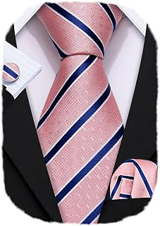 Man Stripe Ties Set Silk Pocket Square Necktie Cufflinks: Jacquard Weave and Production Notes
